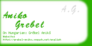 aniko grebel business card